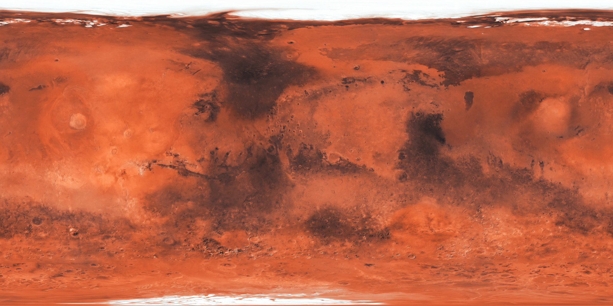 Karte von Mars